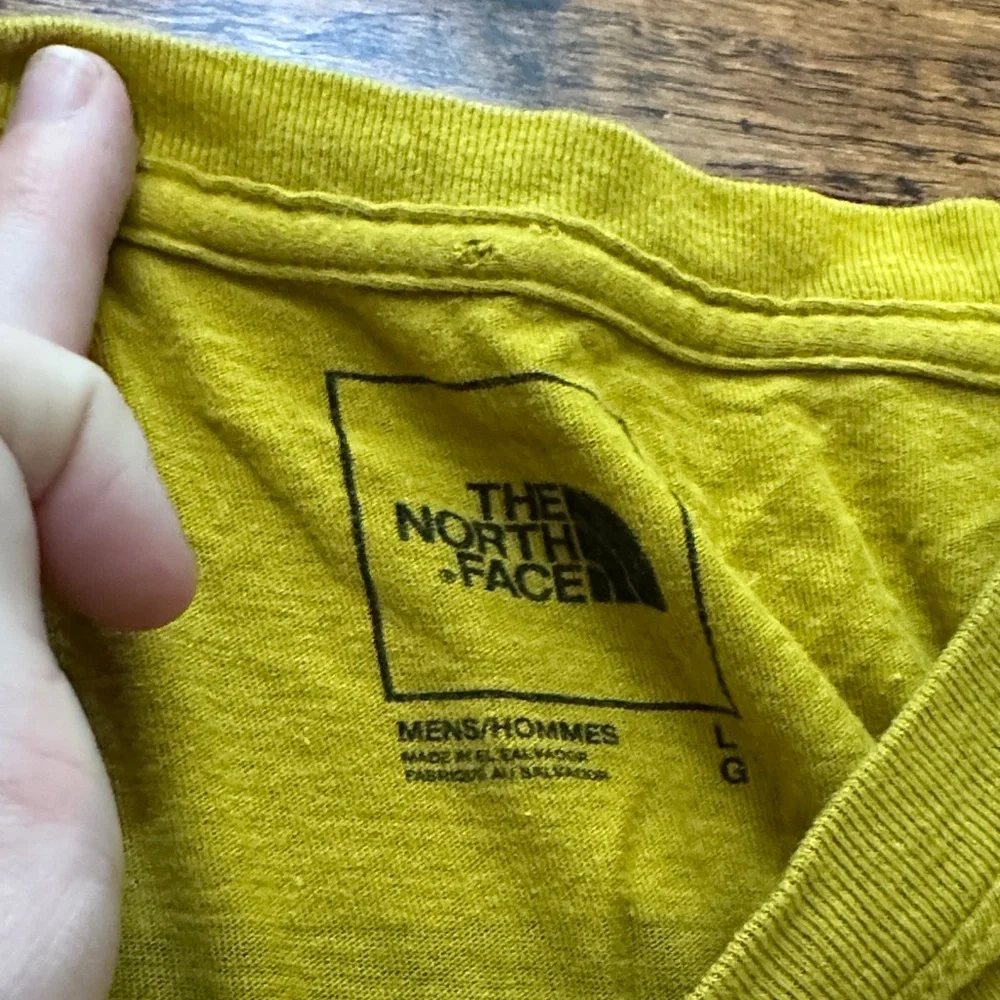 The North Face Mustard Yellow Logo Tee